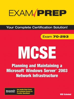 cover image of MCSE 70-293 Exam Prep